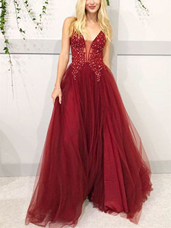 Red outfit style with bridal party dress, evening gown, gown: Evening gown,  Ball gown,  fashion model,  Prom Dresses,  Haute couture,  Bridal Party Dress,  Red Outfit,  Red Gown,  Red Dress  