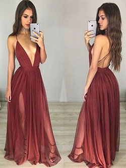 Burgundy long prom dress, bridesmaid dress, cocktail dress, fashion model, evening gown, formal wear, a line: Cocktail Dresses,  Evening gown,  Bridesmaid dress,  fashion model,  Prom Dresses,  Brown Outfit  