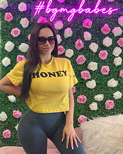 Yellow and pink leggings, t-shirt, Cool Girls: Yellow And Pink Outfit,  Printed T-Shirt  