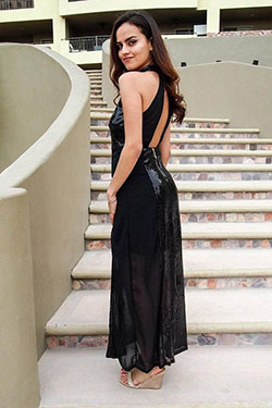 black dresses ideas with dress, gown, photoshoot poses: black dress,  Holiday Fashion,  Black Gown  