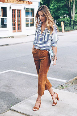 Chic summer work outfits, inspiration office, street fashion, casual wear: Street Style,  Casual Outfits,  Classy Fashion  