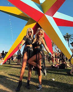 Yvette Arriaga fun pic, public event, competition: Coachella Outfits  