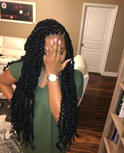 Colour outfit with braid: Lace wig,  Long hair,  Hairstyle Ideas,  Jheri Curl,  Crochet braids,  Box braids,  Braided Hairstyles,  French braid,  Black hair  