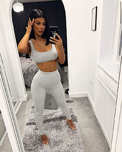 white colour outfit, you must try with active pants, sportswear, crop top: Crop top,  Active Pants,  White Sportswear,  White Crop Top,  Bralette Crop Top  