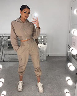 Beige and khaki sportswear, trousers, outfit designs: Fashion photography,  Beige And Khaki Outfit,  Sports Pants,  Beige Trousers,  Joggers  
