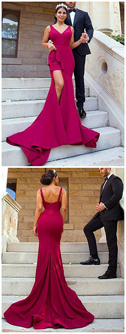 Magenta and purple fashion collection with bridesmaid dress, cocktail dress, wedding dress, formal wear: party outfits,  Cocktail Dresses,  Wedding dress,  Evening gown,  Bridesmaid dress,  Prom Dresses,  Magenta And Purple Outfit  