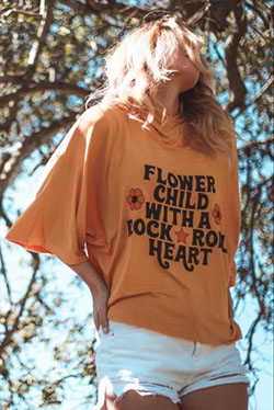 Rock & Roll Flower Child Sunset Hoodie | Summer Outfit Ideas 2020: Outfit Ideas,  summer outfits,  Hoodie  