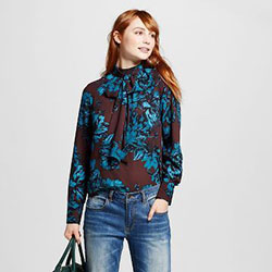 Turquoise and teal colour outfit, you must try with blouse, shirt: Turquoise And Teal Outfit,  Floral Top Outfits  