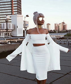 All white party outfit, fashion design, street fashion, wedding dress, party dress, white party: party outfits,  Wedding dress,  Fashion photography,  White Outfit,  Street Style  