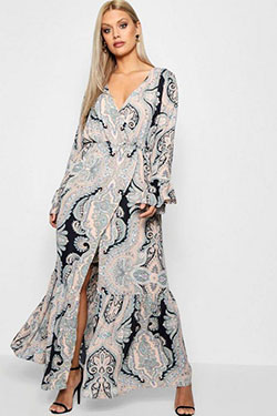 Paisley wrap maxi dress, online shopping, fashion model, maxi dress, day dress: fashion model,  Maxi dress,  day dress  