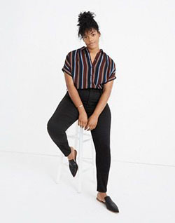 Androgynous looks for women slim fit pants, androgynous fashion: T-Shirt Outfit,  Date Outfits,  fashioninsta,  Black And White Outfit  