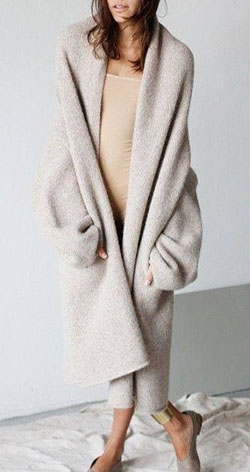 Beige instagram fashion with trousers, overcoat, sweater: fashion blogger,  Wool Coat,  beige coat  