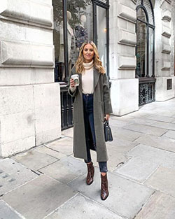 Dresses ideas with fashion accessory, trench coat, denim: winter outfits,  Trench coat,  Fashion accessory,  Street Style,  Casual Outfits,  Comfy Outfit Ideas  