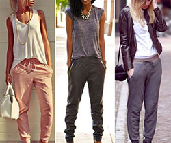 Spring summer outfit ideas: Casual Outfits,  Joggers Outfit  
