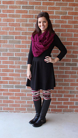 Clothing frocks with leggings, winter clothing, riding boot: winter outfits,  Riding boot,  Purple And Pink Outfit,  Legging Outfits  