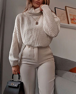 White colour outfit with sweater, jeans, skirt: Dress code,  Casual Outfits  