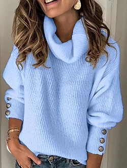 White and blue outfit ideas with dress shirt, sweater, top: shirts,  Polo neck,  T-Shirt Outfit,  Casual Outfits,  Turtleneck Sweater Outfits  