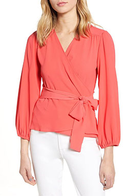 Pink colour outfit, you must try with bermuda shorts, blazer, blouse: Pink Outfit,  Orange Outfits  