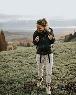 Outfit ideas with jacket, jeans: Hiking Outfits  