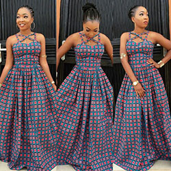 Outfit ideas ankara maxi dresses african wax prints, cocktail dress: Cocktail Dresses,  fashion model,  Maxi dress,  day dress,  Roora Dresses,  African Wax Prints  