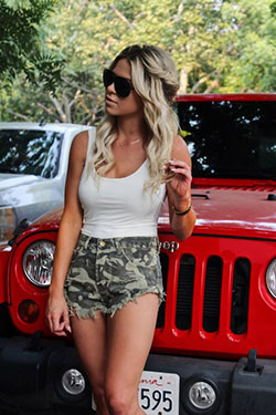 CAMO SHORTS California Couture Boutique: Shorts Outfit,  Military Outfit Ideas  