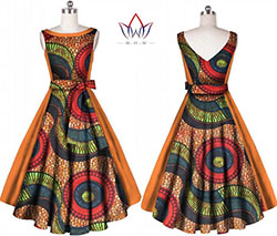Style outfit with party dress, day dress: party outfits,  Fashion photography,  day dress,  Roora Dresses,  African Wax Prints  
