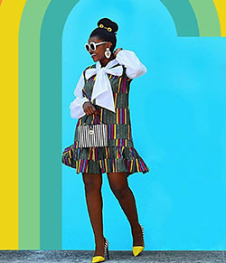 Stunning Colorful Attire Ideas For Black Ladies: Ankara Dresses,  Ankara Fashion,  African Clothing,  Ankara Outfits,  Asoebi Special  