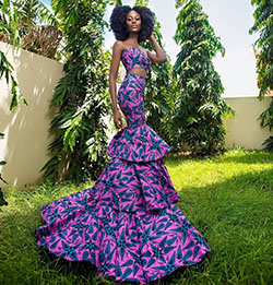 Adorable Nigerian Get-Up Ideas For Female: African Clothing,  Ankara Outfits,  African Outfits,  Asoebi Styles,  Colorful Dresses,  Printed Ankara  