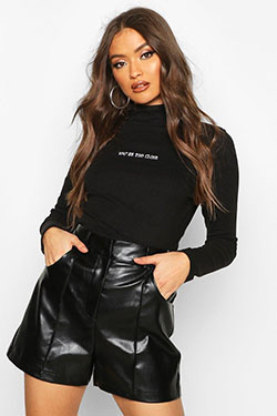 Gold and black cropped jacket: Crop top,  Black Outfit,  Leather Shorts  