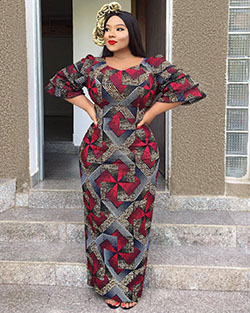 Awesome Printed Dress Suggestion For Ladies: Ankara Dresses,  Ankara Outfits,  Colorful Dresses,  Printed Dress  