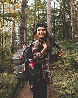 Style outfit with tartan: Hiking Outfits  