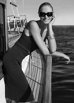 Classy outfit photograph, : Black And White,  Boating Outfits  