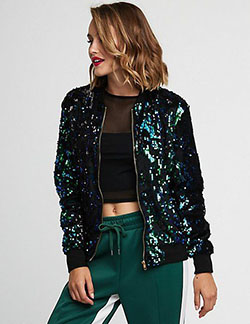 Outfit ideas with blazer, jacket, top: T-Shirt Outfit,  Sequin Dresses  