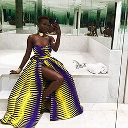 Adorable African Clothing Ideas For Black Girls: African fashion,  Ankara Outfits,  Ankara Dresses,  Asoebi Styles,  Printed Ankara  
