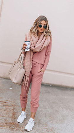 Style outfit thanksgiving dinner outfits, street fashion, fashion model: fashion model,  Street Style,  Pink Outfit,  Loungewear Dresses  