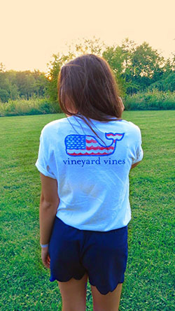 Vineyard vines and shorts outfit: T-Shirt Outfit,  Electric blue,  Electric Blue And Blue Outfit,  4th July Outfit  