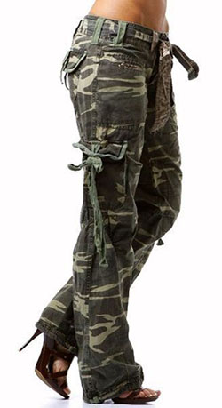 Camo cargo pants for women: cargo pants,  Camo Pants,  Military camouflage  