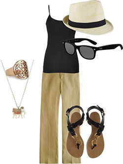 Fashionnova with fashion accessory, leggings, fedora: winter outfits,  Sun hat,  Cowboy hat,  Linen Pants,  Fashion accessory  