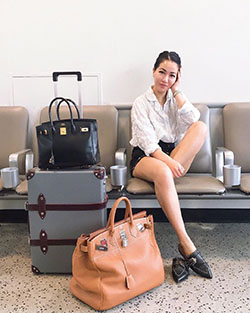 Brown dresses ideas with fashion accessory: Fashion accessory,  Birkin bag,  Brown Outfit,  Airport Outfit Ideas  