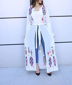 White colour outfit ideas 2020 with embroidery, trousers: Fashion photography,  White Outfit,  Street Style,  Jeans & Kurti Combination  