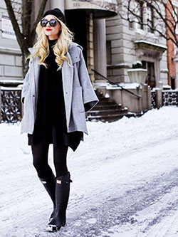 Colour outfit, you must try cold weather style, winter clothing, street fashion, fashion blog: winter outfits,  fashion blogger,  Street Style,  Boot Outfits,  Black And White Outfit  