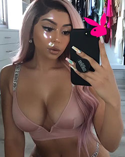 pink hottest picture, Beautiful Lips, material property: Pink Undergarment,  Daisy Marquez  