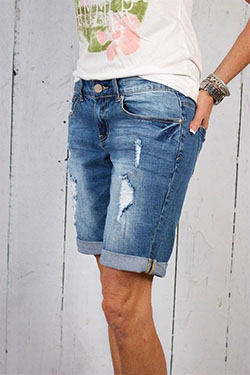 Blue clothing ideas with bermuda shorts, jean short, trousers: Bermuda shorts,  Jean Short,  Blue Outfit  