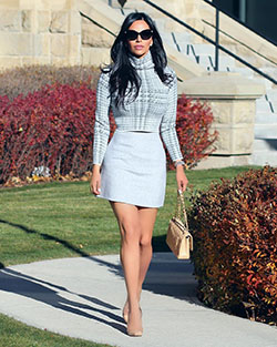 Black and white dress, sunglasses, eyewear: Black And White Outfit,  Stylish Party Outfits  