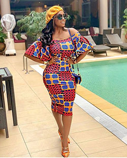 Beautiful Ankara Gown: 