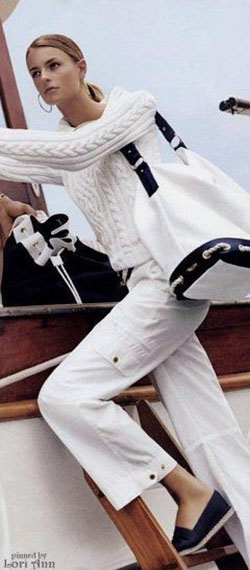 Ralph lauren nautical outfit ralph lauren corporation, ready to wear: Fashion photography,  T-Shirt Outfit,  Ralph Lauren Corporation,  Sports Uniform,  Ready To Wear,  Boating Outfits  