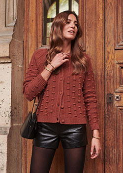 Brown outfit style with trousers, leather, shorts: Brown Outfit,  Leather Shorts  