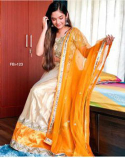 Anushka sen in beautiful lehengacholi: 