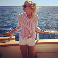 White dresses ideas with skirt: White Outfit,  Boating Outfits  