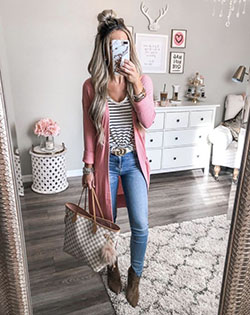 Colour outfit ideas 2020 outfit ideen herbst, casual wear, t shirt: T-Shirt Outfit,  Cardigan Outfits 2020  